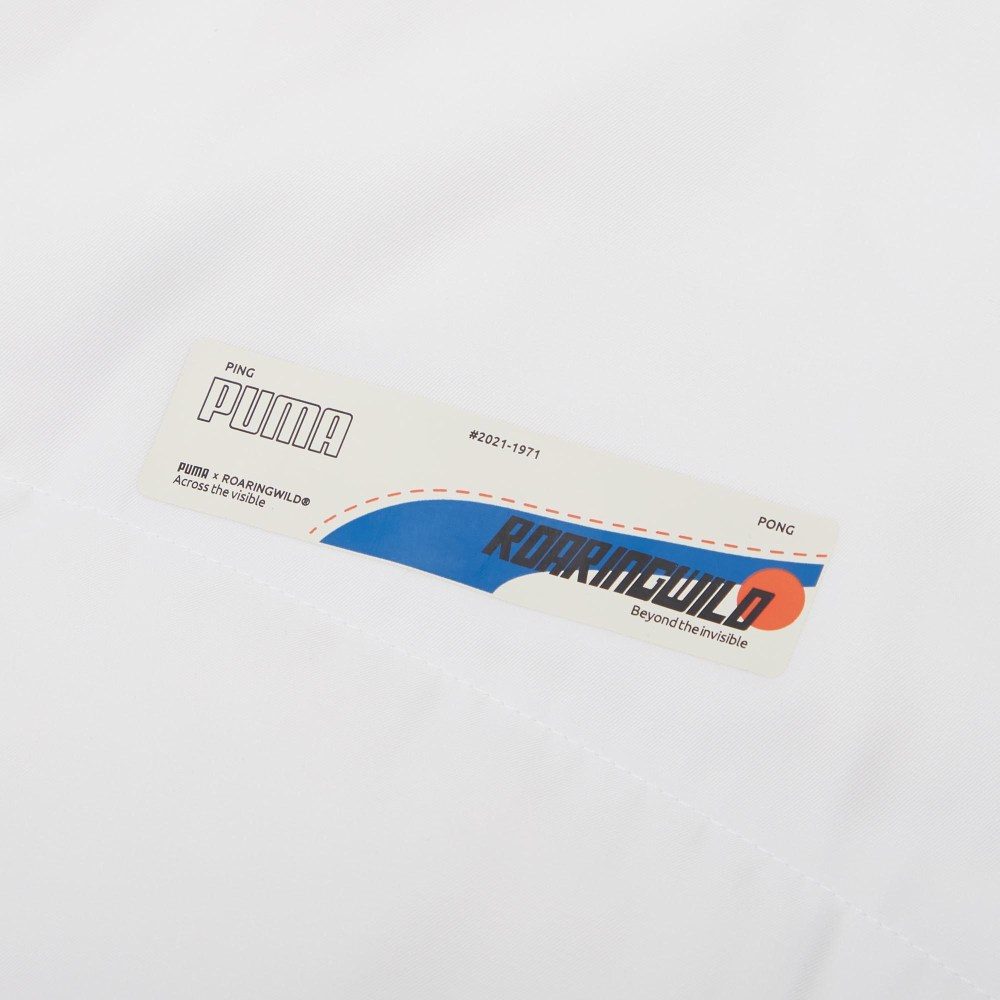 Puma X ROARINGWILD Down Jackets Men's White Stand Collar Moderate Other 532587-02