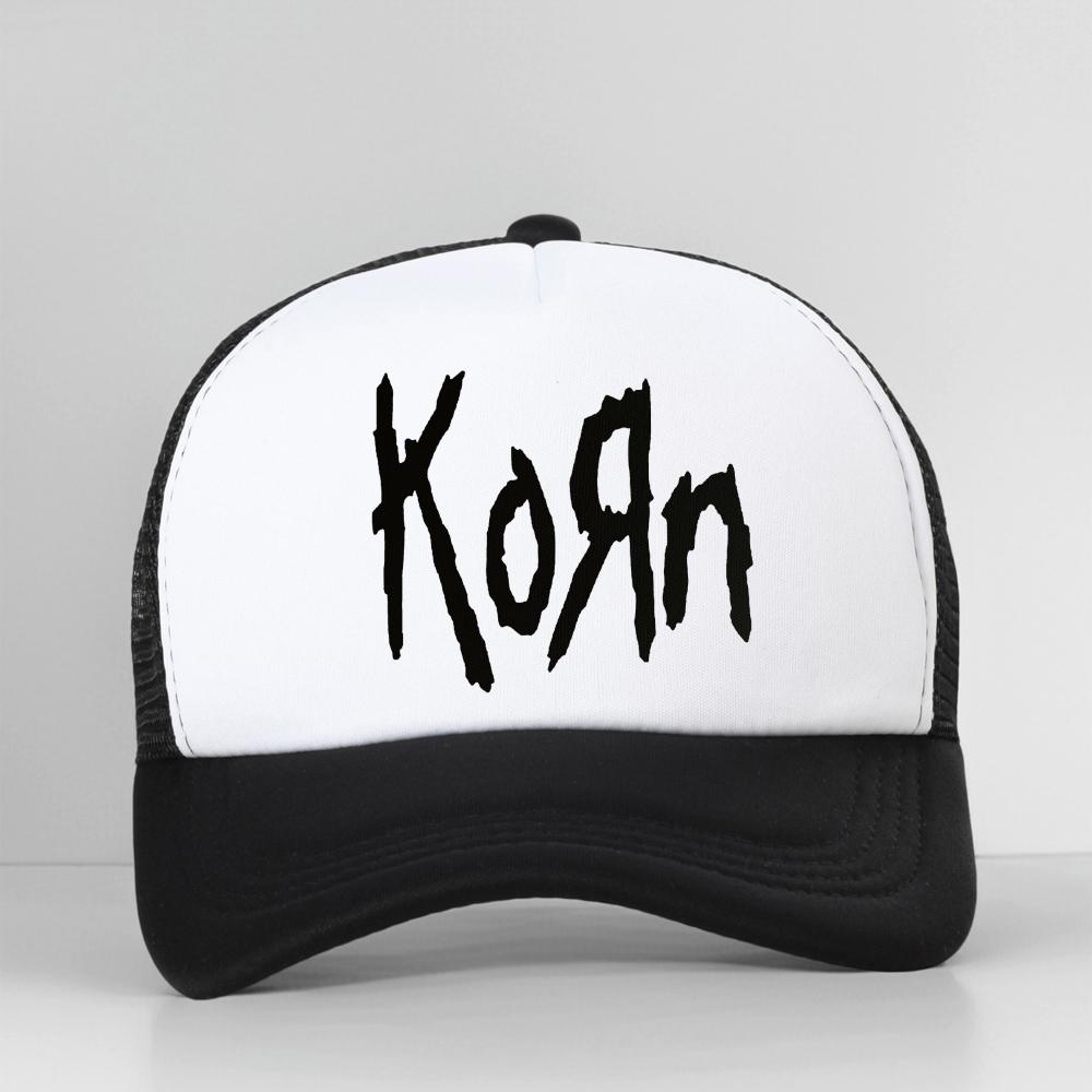 Korn Musik Konzert Rockband Welttournee Baseballkappe Unisex Vintage Metall Gothic Papa Sommer Netz Atmungsaktiv Truckerhut