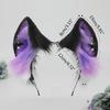 Animal Ear Headband Halloween Maid Hairhoop Role Play Dress Up Headwear