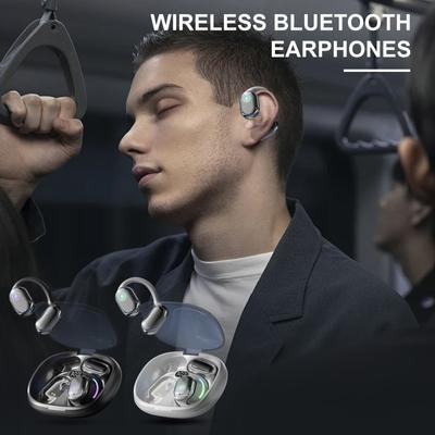 Bezprzewodowe Słuchawki Bluetooth 76(60+8+8) Godziny Słuchawki douszne IPX7 Wodoodporne Słuchawki sportowe Bezprzewodowe etui ładujące Nauszne Z zaczepem na ucho
