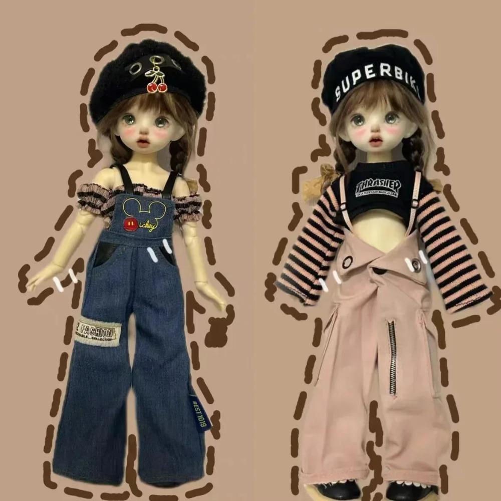 Móda Roztomilý Ležérní 30cm Oblečení pro panenky Šaty Oblečení na převlékání 1/6 BJD Panenka Oblečení Set Dívčí Hračka Dárek Doplňky pro panenky