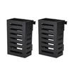 2pcs 5.04x2.09x3.15in Plant Basket Rack Stainless Steel Aquarium Planter Pot  Emersed Plants