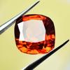 8.50 Ct NATURAL Sapphire Orange Square Cushion Shape   loose Gemstone