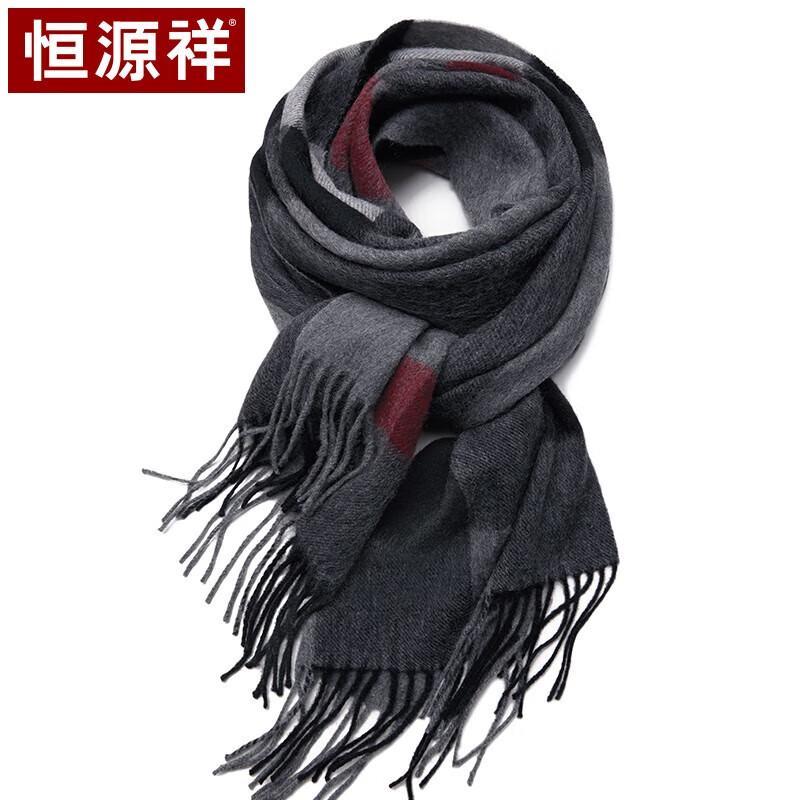 Hengyuanxiang Women's Pure Wool Autumn Winter Scarf & Shawl