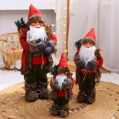 60 Cm Santa Claus Christmas Home Santa Claus Decoration Doll Scene Christmas Tree Decoration Creative Little Doll