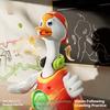 Swinging Goose and Duck, Baby Toys, Early Education Electric Learning Crawling Head Up, Birthday Gifts