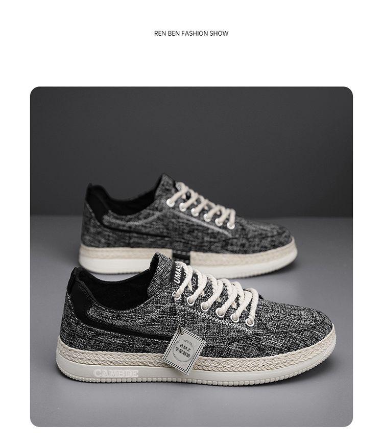 Herren Sommerschuhe aus Netzstoff zum Hineinschlüpfen, atmungsaktiv, rückenfrei, aus Canvas