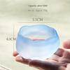 Small Crystal Ink Dish for Calligraphy – Chinese Painting Water Bowl and Brush Rest.