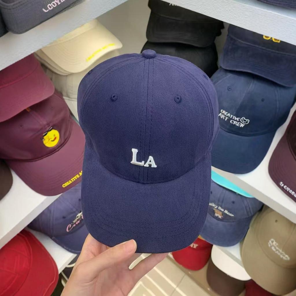 Laenis letter embroidered baseball cap men and women sunscreen sunshade cap black burgundy gray white