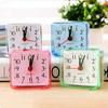 Pointer Alarm Clock Square Decorative Wake Up Bedroom Bedside Morning Table Office Battery Operated Plastic Timer Home