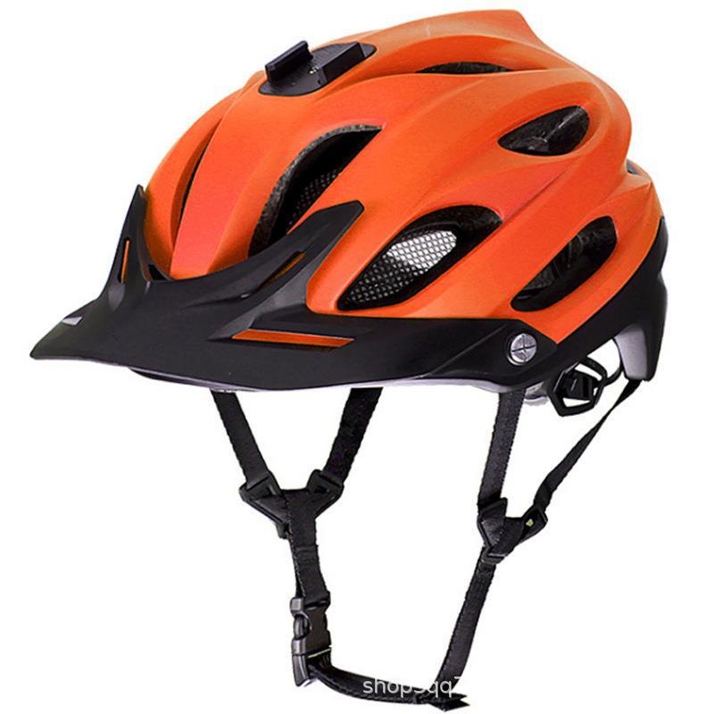 

Взрослый велосипедный шлем Горный шлем Регулируемый циферблат цельнолитой L оранжевый
