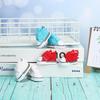 1 Pair 1/6 Scale Playing House Handmade Props Denim Canvas Toys Accessories Mini Sneakers Doll Shoes