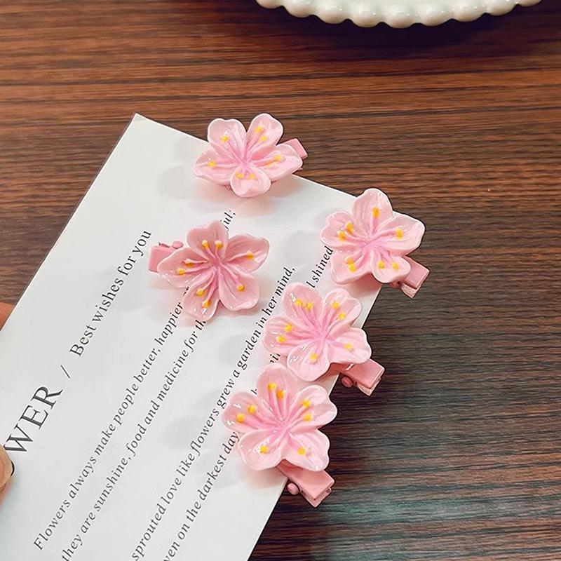 

11 шт./компл. Красивые заколки для волос с изображением сакуры для женщин и девочек, милые заколки для волос, заколки, аксессуары для волос