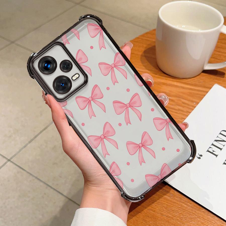 

Pink Bow Fashion Case for Xiaomi Redmi A3 A5 A3X 13C K80 Pro 14C K80 5G Soft Cover Redmi 13C