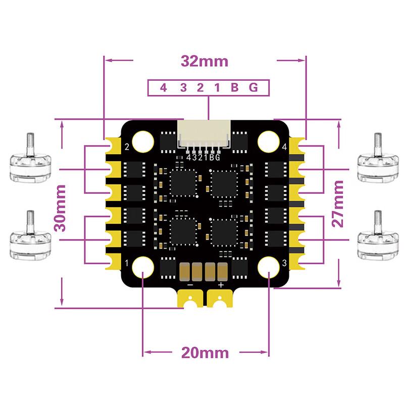 HAKRC 15A Pro Mini 4-in-1 FPV ESC