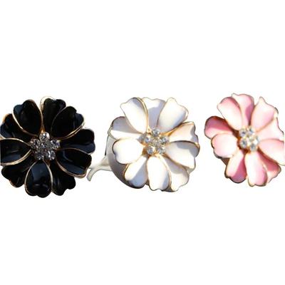 3 Pezzi Clip Profumo per Bocchetta d'Aria Auto Deodorante per Auto Condizionamento Aromaterapia Piccola Margherita Accessori Decorazione Interni