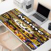 Custom Name Personalized Borussia Dortmund Pattern Mousepad, Laptop PC Desk Mat, Decorative Desk Mat for Home Keyboard Pad Gift