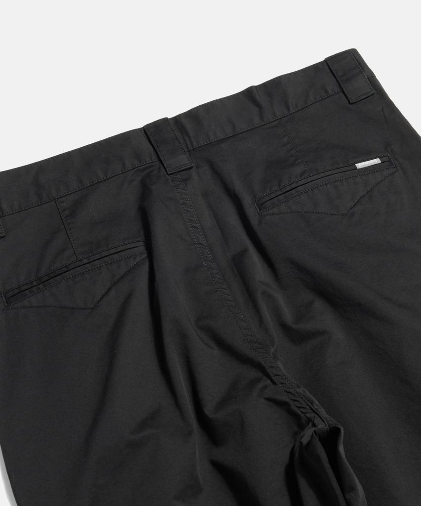 ESPIONAGE 2 Pleats Light Chino Pants Black
