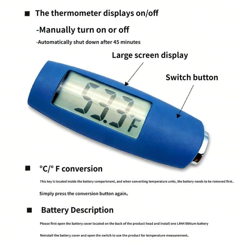 High Accuracy Digital Kitchen Display Tool With Weight Calculation Silicone Spatula Thermometers For Chocolate Dough
