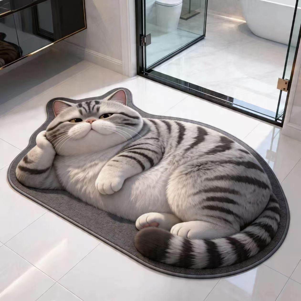 Chubby Cat 3D Stereoscopic Cashmere Foot