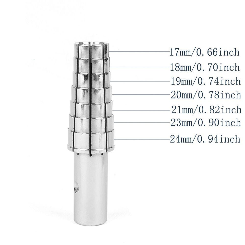 Silver Expanding Stainless Steel Ring Mandrel Metal Heavy Duty Ring Shaper Tool  For Ring Making