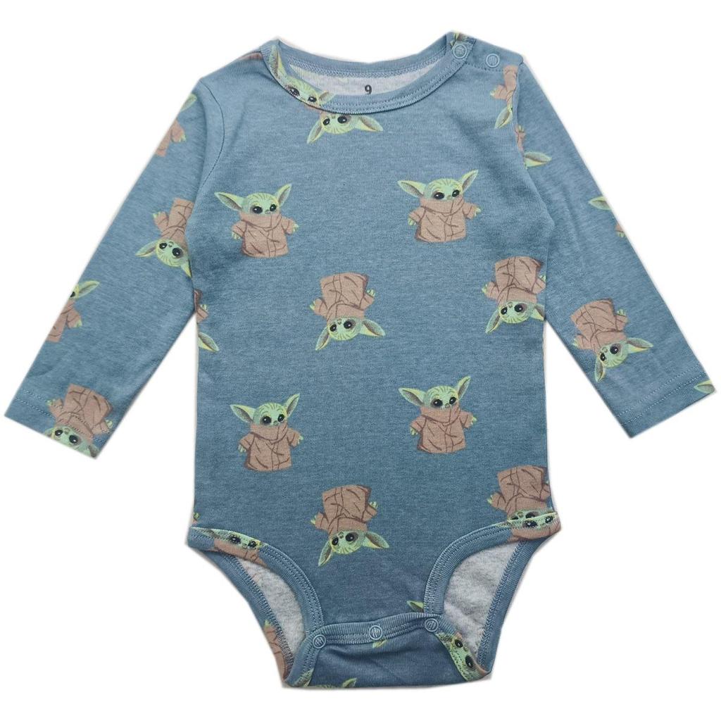 Unisex Long Sleeve Triangle Romper for Newborns