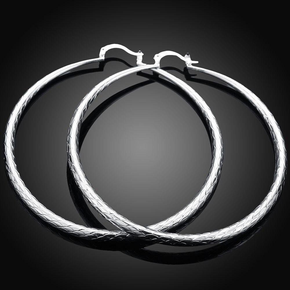 925 Sterling Silver Earrings ,Fashionable Fish Pattern Big Earrings ,Jewelry Gifts For Women 'S Parties