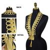 Gold Thread Collar Trim Sewing Applique For Handmade Suits And Dance Costume Clothing Embellishment Sewing Accessories