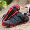 Spring and Summer New Lock Shoes Cycling Shoes Luminous Men's and Women's Bicycle Power Shoes Hard-soled Mountain Cycling Sports Shoes
