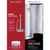 Stainless Steel Paper Towel Holder Heavy Weighted Base Rust Resistant Kitchen Accessory Side Dispenser Bar Durable EVA Bottom