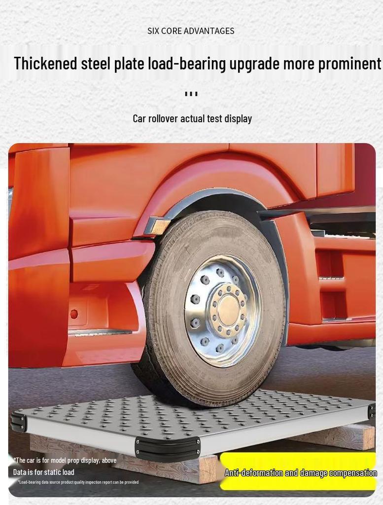 Silent Folding Four-Wheel Hand Trolley for Express Delivery