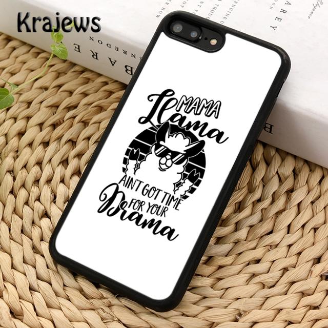 

Krajews happy lama travel no prob llama Phone Case Cover For iPhone 17 Air 16 15 14 plus 11 12 13 pro max coque Fundas iPhone 13