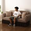Thick Elastic Bubble Gauze Sofa Cover with Lace Full Wrap Slip Proof for Chaise Lounge Sectional Sofa