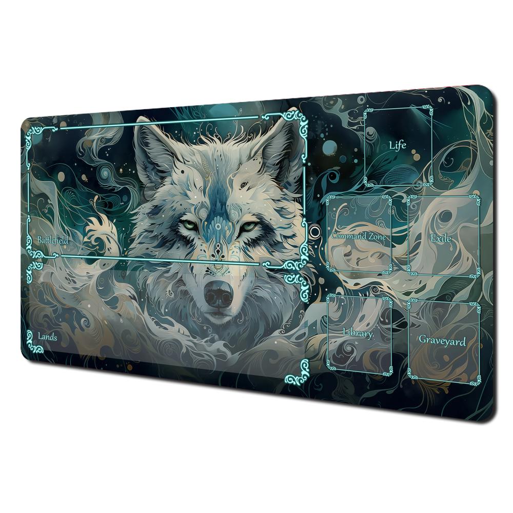 AntiSlip Stain Proof PTCG PlaymatRamen Art Card Game Mat Durable Gaming Desk Pad for Players