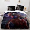 Povlečení na hlavu Siréna Single Twin Full Queen King Size Siréna Head Bed Set Sady přikrývek pro děti do ložnice pro děti 3D tisk 001