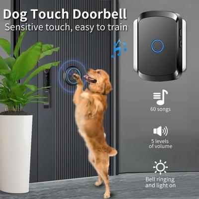 Wireless Long-Distance Home Doorbell with Waterproof Remote Control and Call Button for Elderly - No Wiring Needed
