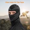 Winter Biking Warm Full Face Mask Cold Protection Facial Ski Mask Plus Velvet Balaclava Mask for Gentlemen and Female High Quality Practical Daily Use