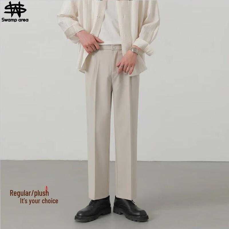 

SWAMP AREA Мужские повседневные брюки свободного кроя с прямыми штанинами L