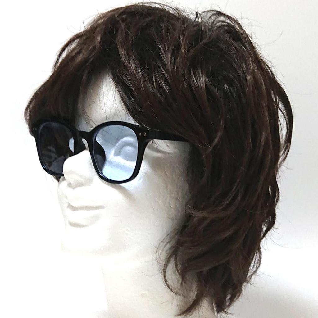 Black X Pale Blue Sunglasses for Men and UV Clear Classic [FashionBerry] Women, Boston/Wellington Style, 99% Protection, Lenses/Colored Lenses,