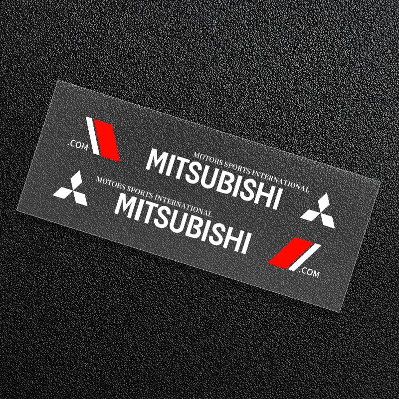 

2 шт. Декоративні наклейки на кузов бічних дверей автомобіля Для MITSUBISHI Lancer EX 10 Lancer X Outlander ASX Colt Pajero Автомобільні аксесуари білий