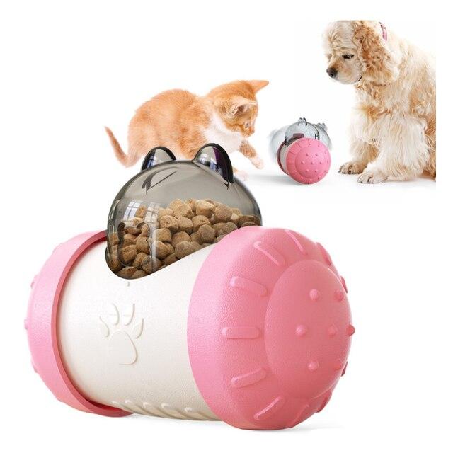 Giocattolo per animali domestici Bilancia per auto Tumbler Puzzle Palla per perdite di cibo lento senza giocattolo elettrico per cani Self-Hey Swing Bear Ultimo modello