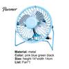 Desktop Fan Mini Mute Reusable Metal USB Powered Table Desk Appliance for Home Cooling
