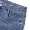 Qipai Men's Lyocell Blend Washed Ankle Jeans