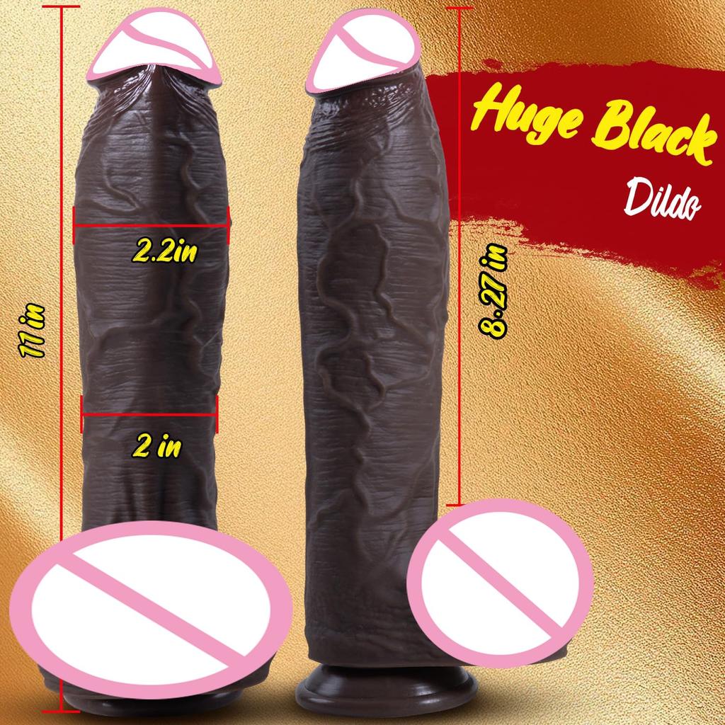 Realistic Black Dildo with Suction Cup Silicone Penis Anal Dildos Adults Sex Toys for Women Man Strapon Dick Vagina Stimulator