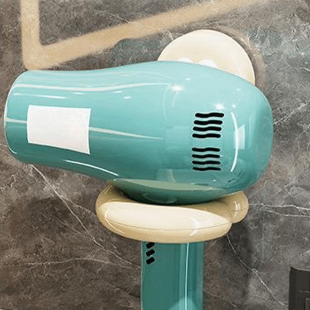 Punch-Free Hair Dryer Racks Plastic Blow Dryer Holder Multifunctional Hair Dryer Holder  Home