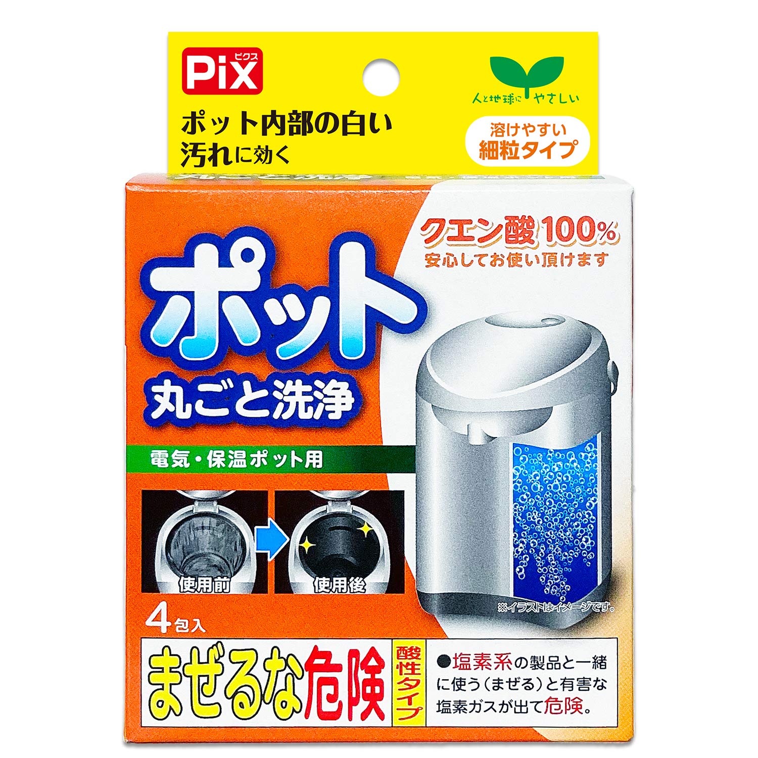 

Lion Chemical PIX Чистящее средство для электрических и термопотов лимонная кислота мелкозернистая 30 г x 4 пакета 100%