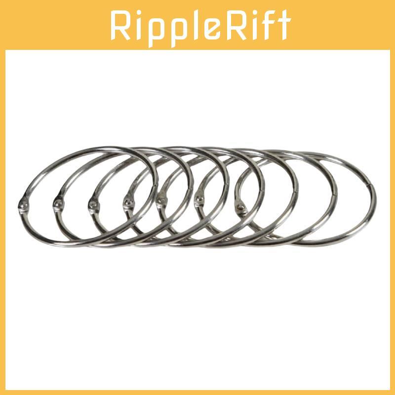 Modern Minimalist Metal Shower Curtain Hook Rings With Open Ends Accessory Decor