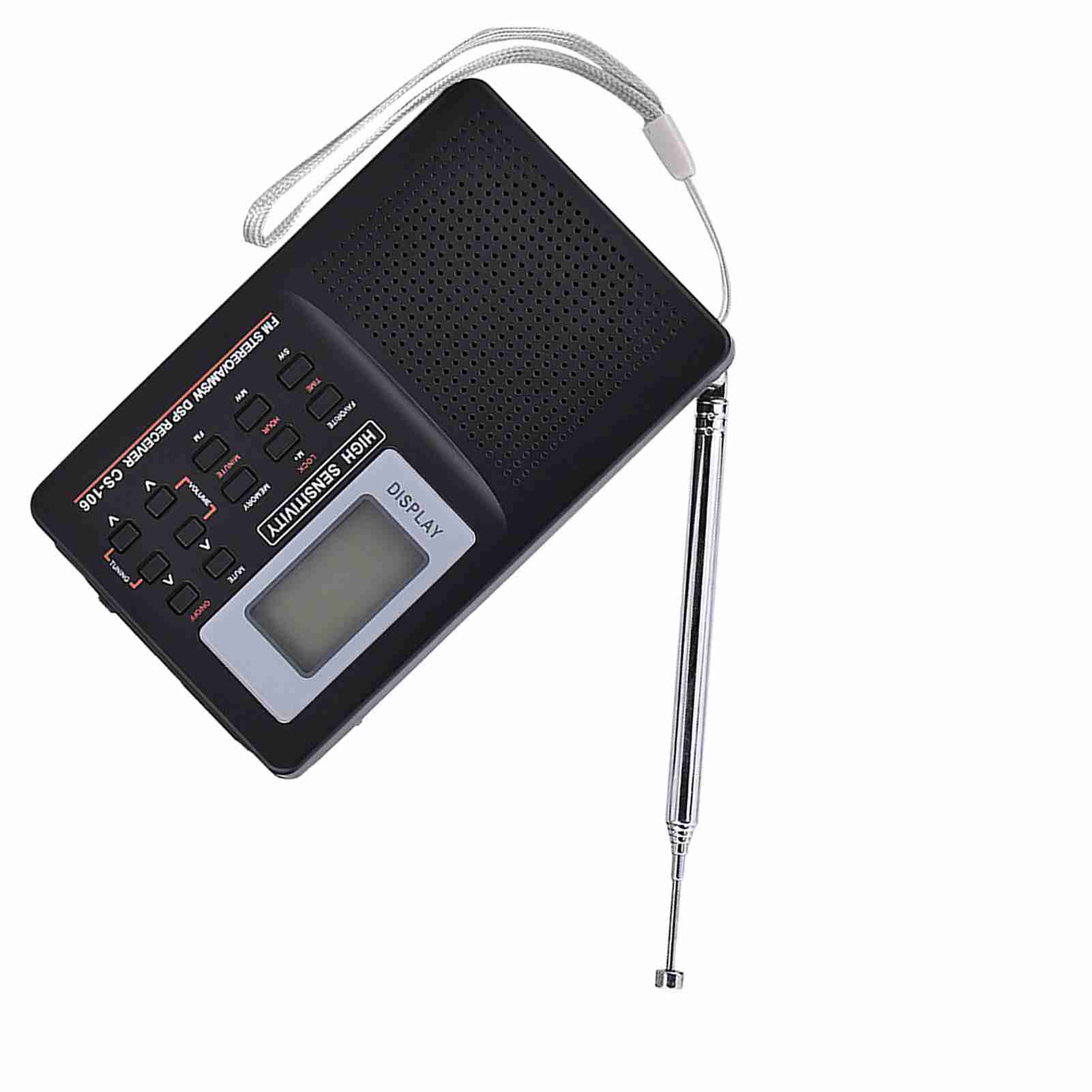 

FMAMSW полночастотный приемник, принимающий радиобудильник, тип 1 (Поставляется без батарей)