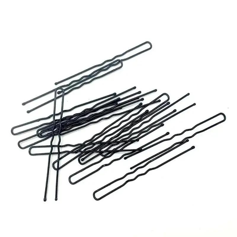 New 45Pcs/Set Curly Wavy Grips Hairstyle Women Ladies Round Toe U Shaped Hair Pins Clips Bobby Pin Hair Pin Accessories Salon