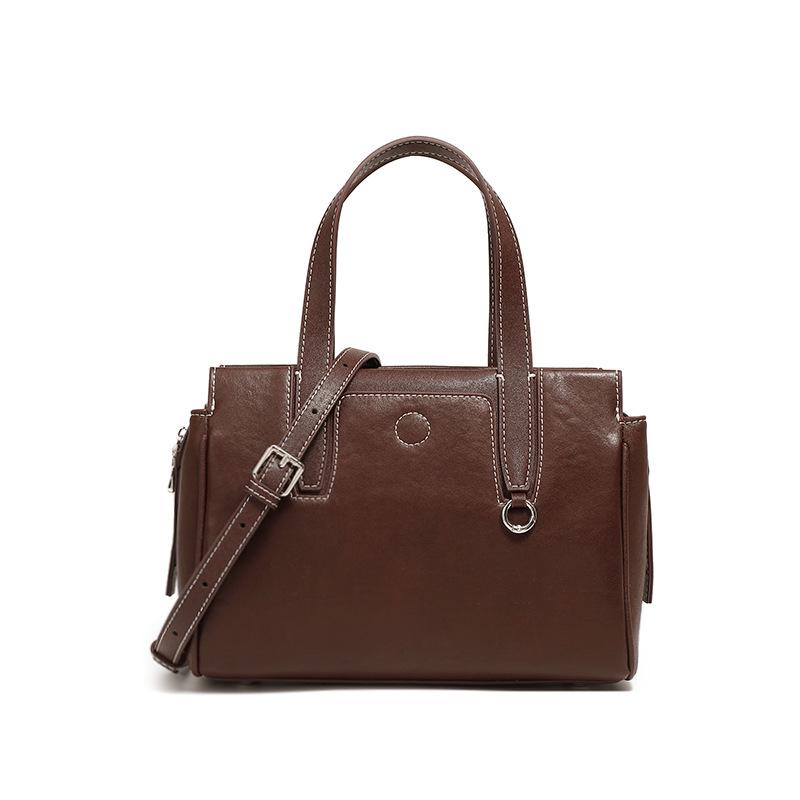 

Новая универсальная сумка через плечо для通勤, женская сумка из текстурированной коровьей кожи, портативная сумка-мессенджер